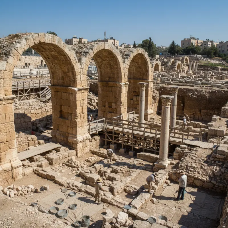 Piscina De Betesda Jerusalem Milagre — Israel Descomplicado