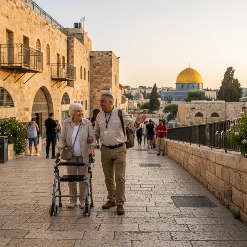 Viagem Terra Santa Para Idosos E Segura — Israel Descomplicado
